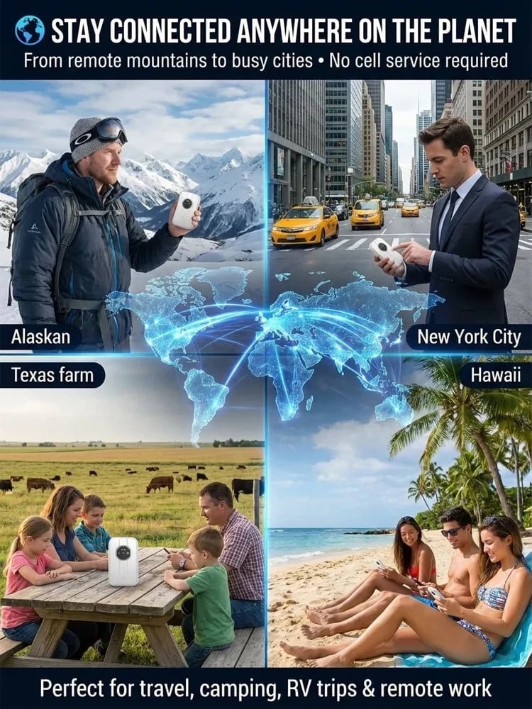 Boundless Portable Wi-Fi🛡️No SIM, No Contract, No Hidden Costs