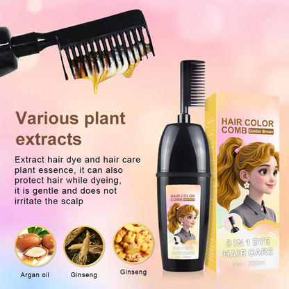 Hair Dye Shampoo for Women Men Natural Hair Shampoo