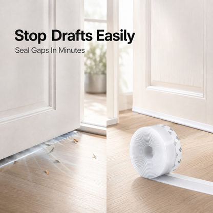 🚪 16.4Ft Self-Adhesive Door Draft Seal Strip | Block Drafts & Dust