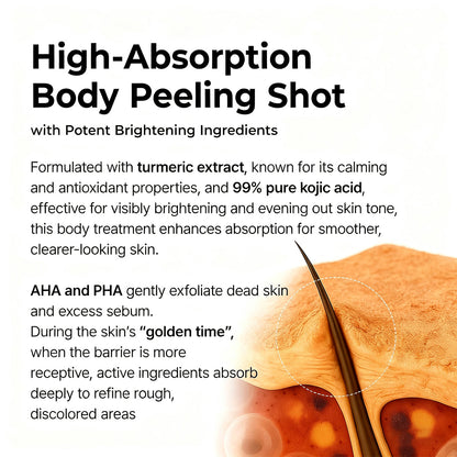 🌸 New! Peeling Shot Keratin Care Kojic Acid Turmeric Spray