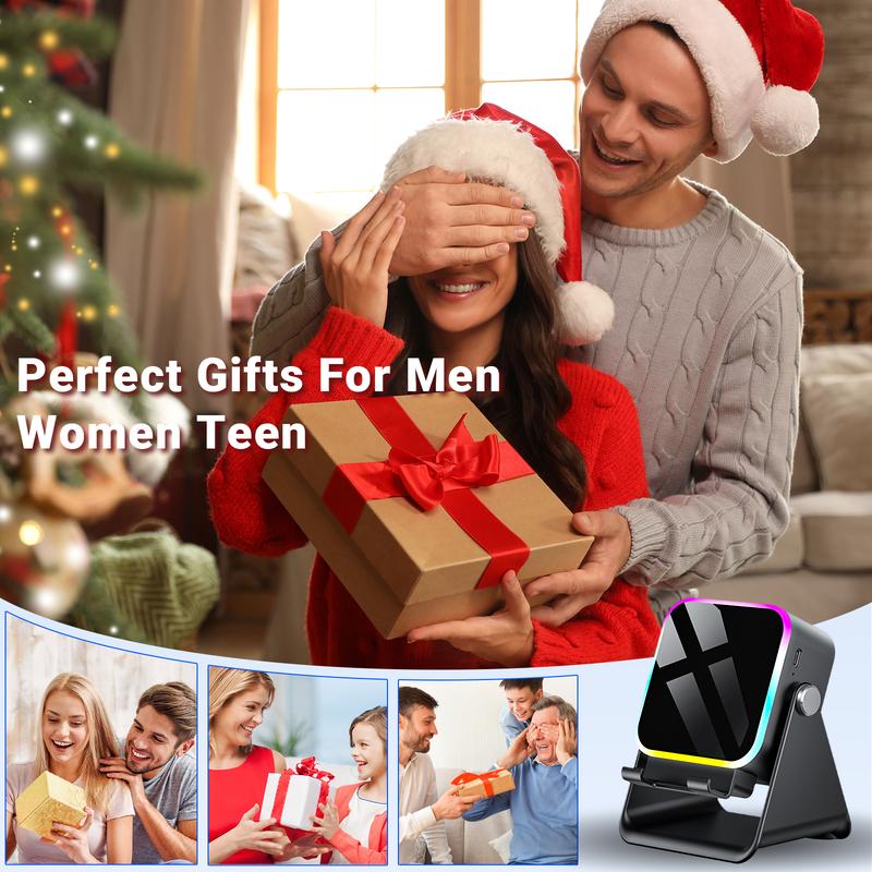 💎 5-in-1 Wireless Speaker Stand | Induction Audio, Phone Holder & Ambient Light