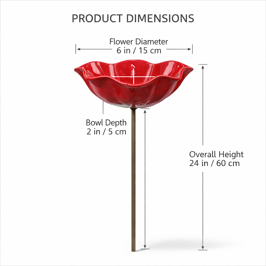 💖🎁2026 Mother's Day Gifts --🎁Handmade Metal Flower Garden Stake🐦