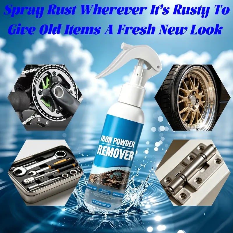 Powerful Rust Remover Spray – Instantly Restore Metal & Stainless Steel