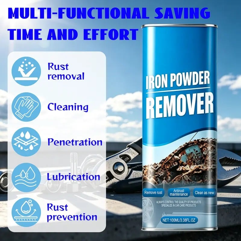 Powerful Rust Remover Spray – Instantly Restore Metal & Stainless Steel