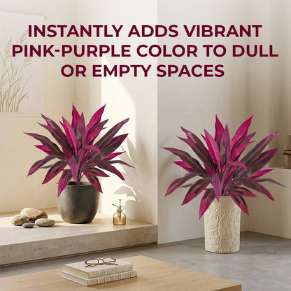 Artificial Boston Fern and Dragon Blood Tree Fake Plants