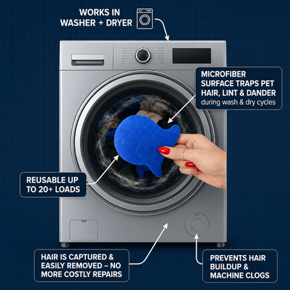 Laundry Pet Hair Removal Fish