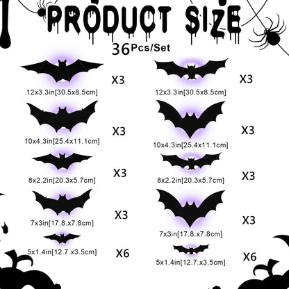 LED Glowing Bat Group
