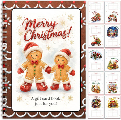 🎄 Christmas Gift Card Book – A Surprise on Every Page