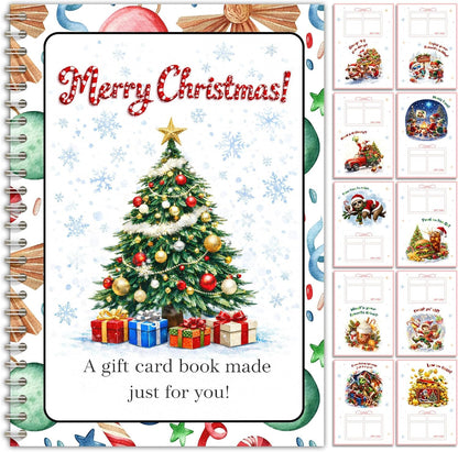 🎄 Christmas Gift Card Book – A Surprise on Every Page