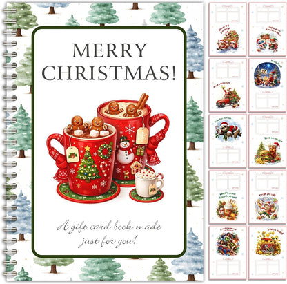🎄 Christmas Gift Card Book – A Surprise on Every Page