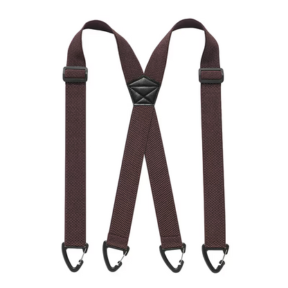 Men's X-Back Suspenders with Hook Clips