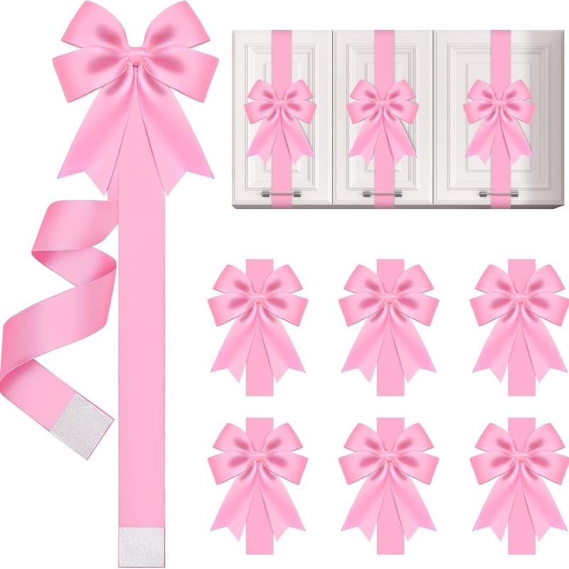 🎀CHRISTMAS BOW RIBBON DECORATION🎄- FESTIVE DOOR & CABINET DECOR FOR THE HOLIDAYS