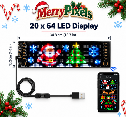 🚗 Smart LED Pixel Car Display