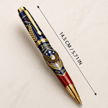 1776-2026 Patriotic Notebook & Pen Set, USA 250th Anniversary Stationery