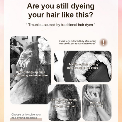Hair Dye Shampoo for Women Men Natural Hair Shampoo