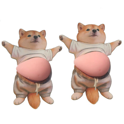 3D Dog & Cat Mochi Squishy Stickers – Stress Relief Toys