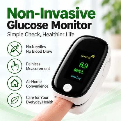 Non-Invasive Blood Glucose Monitor, Fast Read