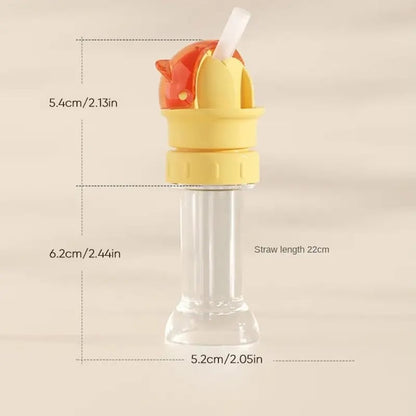 Universal Water Bottle Straw Cap – Spill-Proof Flip Top