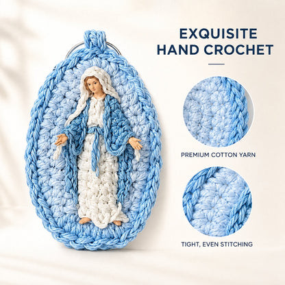 Handmade Crochet Keychain 🧵🙏