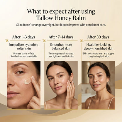 Natural Organic Tallow Honey Moisturizing Balm