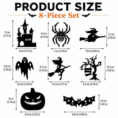 🎃 Halloween LED Silhouette Wall Light Stickers