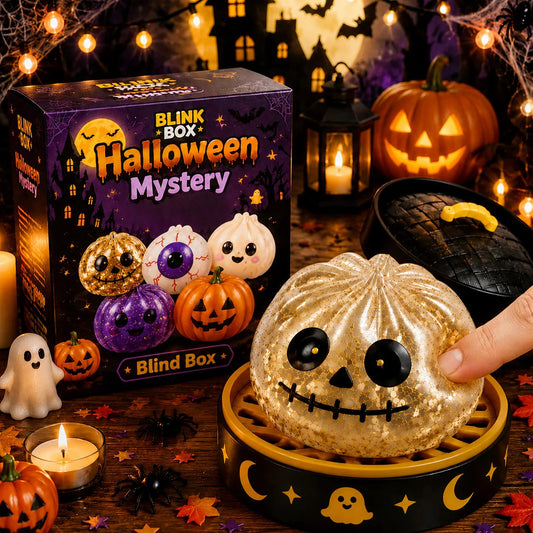 Cute Halloween Scary Ghost Maruko Squeeze Toy Set