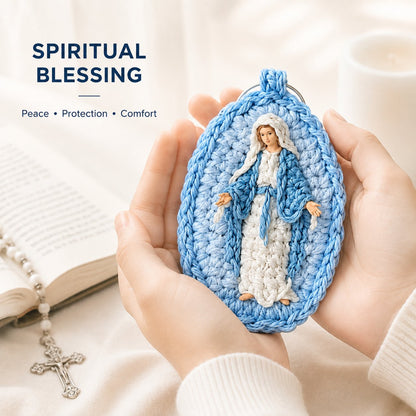 Handmade Crochet Keychain 🧵🙏