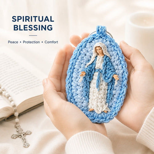 Handmade Crochet Keychain 🧵🙏