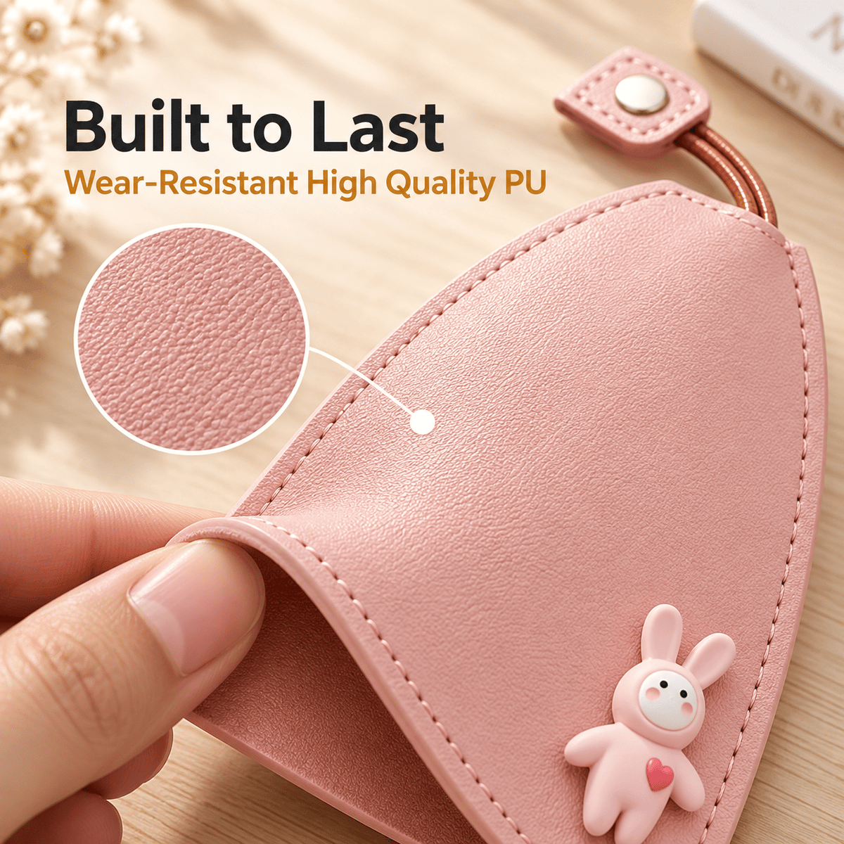 🔥Cute Cartoon Pull-Out Key Case