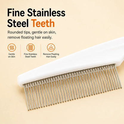 Pet Face Comb Set for Cats & Dogs, 2PCS