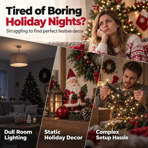 🎅USB Christmas Projector – Transform Your Windows into a Magical Holiday Light Show!🎄