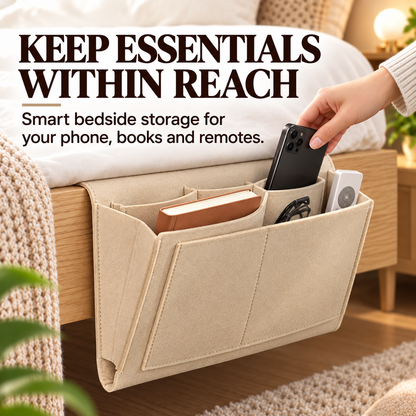 Bedside Hanging Organizer, Convenient Storage for Daily Essentials