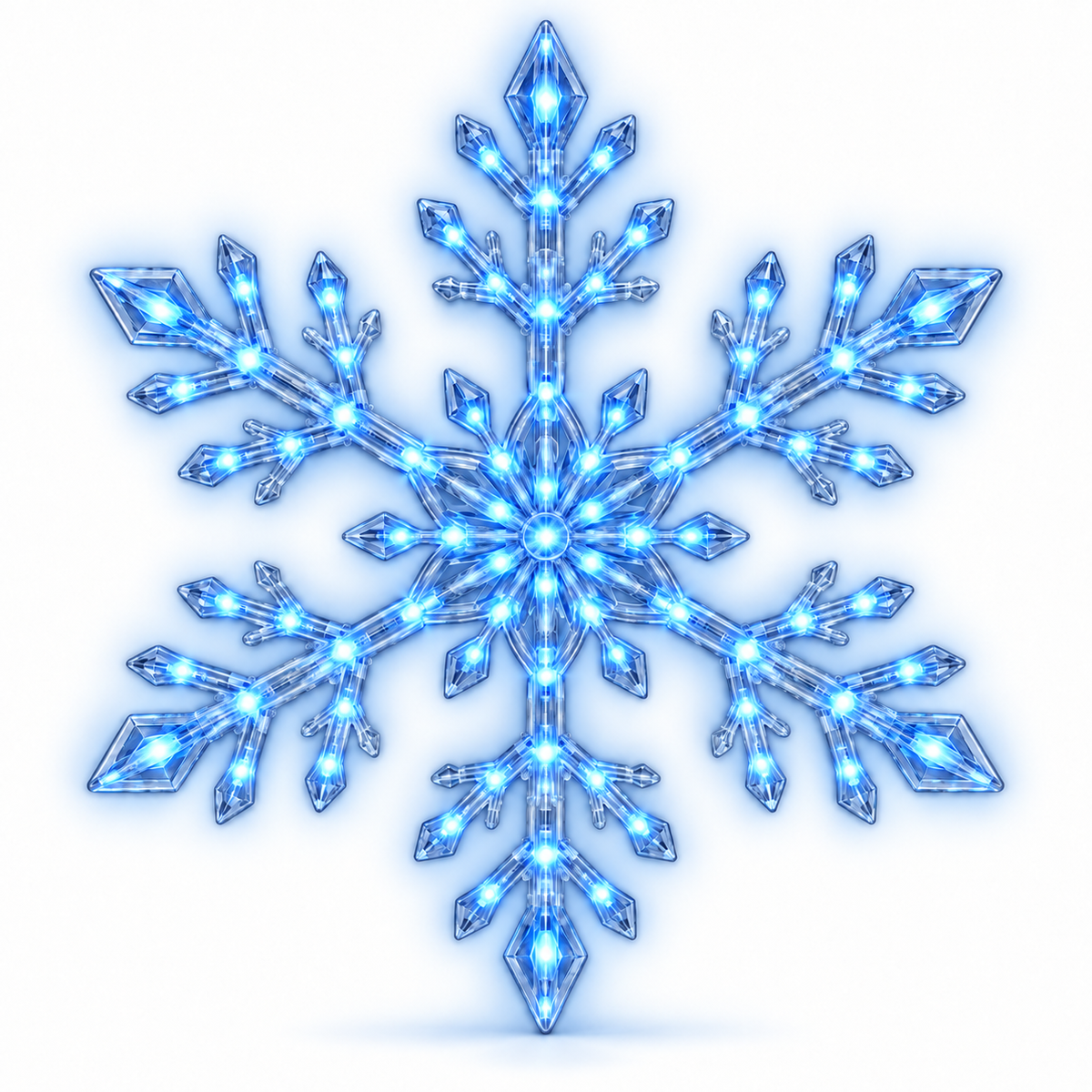 💙 Snowflake Christmas Decor Set, Blue & White Holiday Ornaments