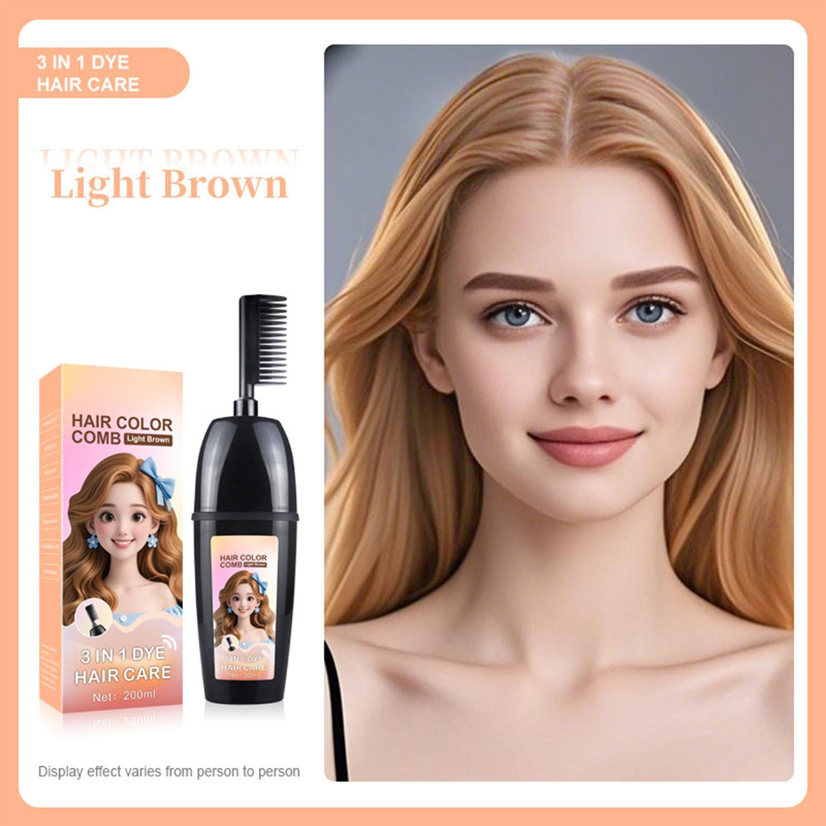 Hair Dye Shampoo for Women Men Natural Hair Shampoo