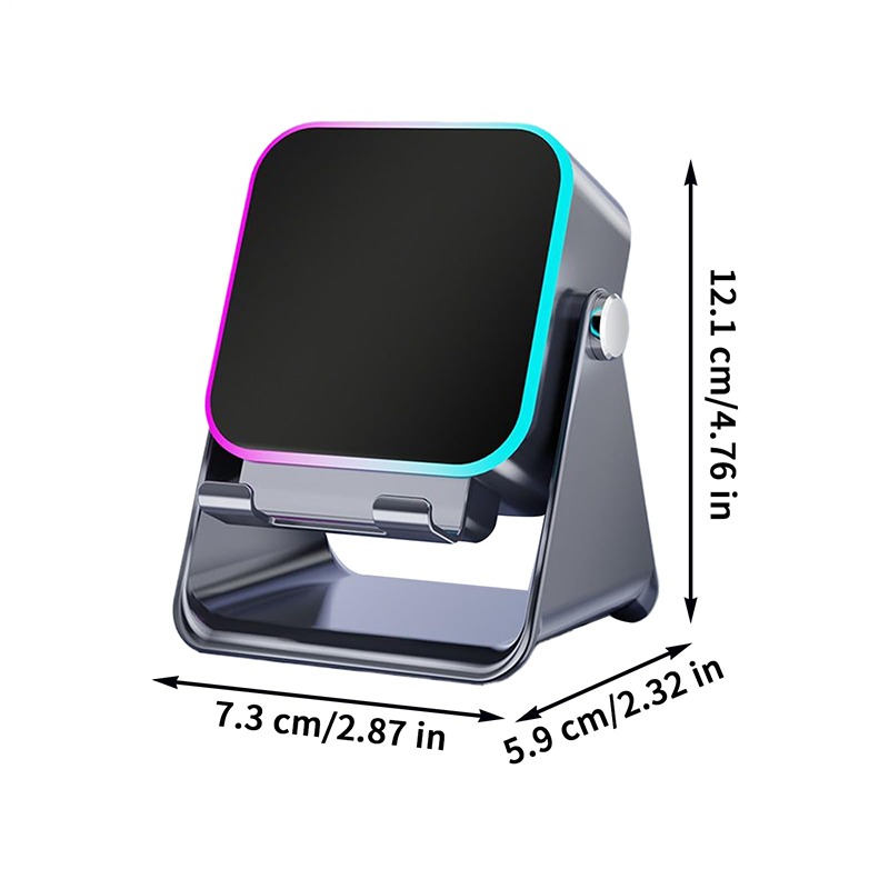 💎 5-in-1 Wireless Speaker Stand | Induction Audio, Phone Holder & Ambient Light
