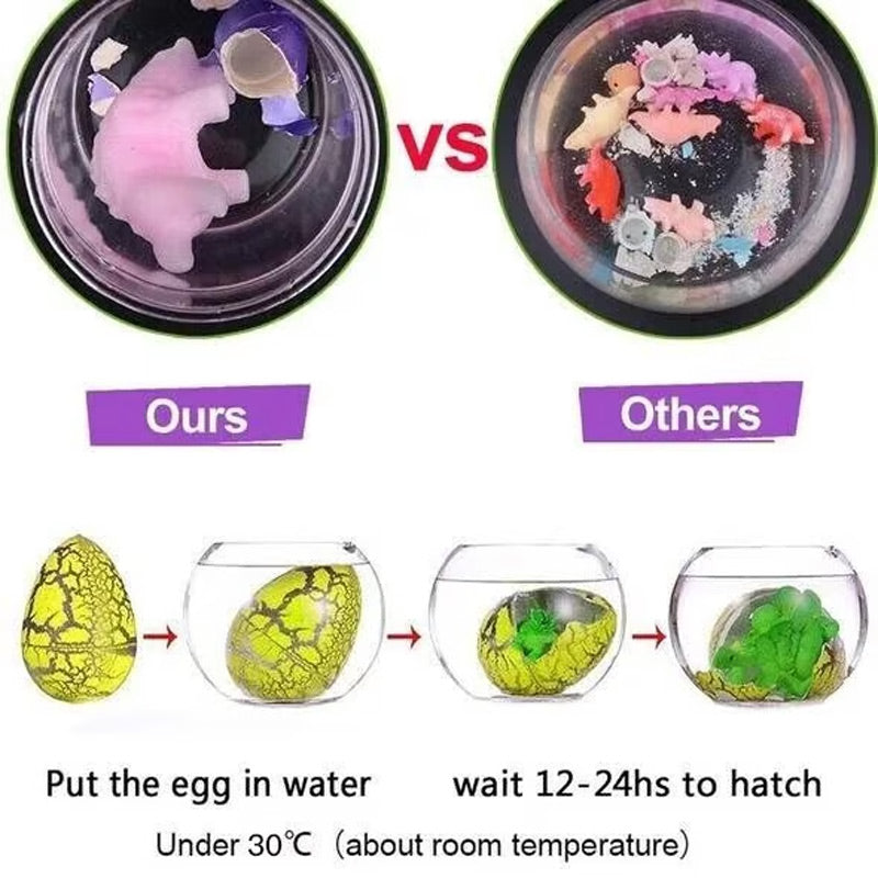 Magic Hatching Dinosaur Eggs: 12-Pack