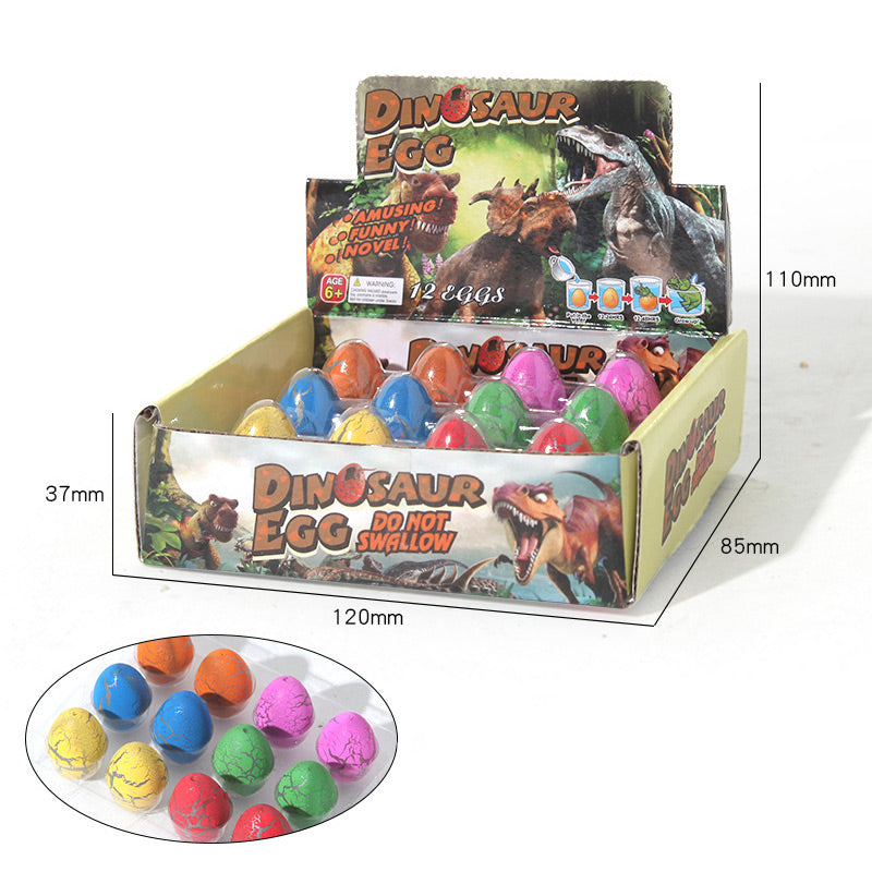 Magic Hatching Dinosaur Eggs: 12-Pack