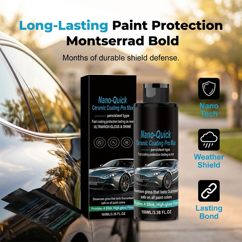High-Gloss Hydrophobic Nano Ceramic Coating Spray
