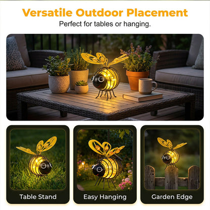 Solar Hanging Bee Garden Light