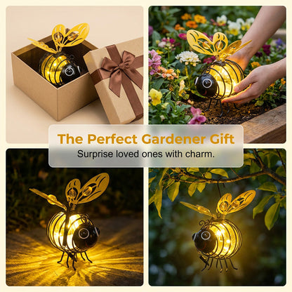 Solar Hanging Bee Garden Light