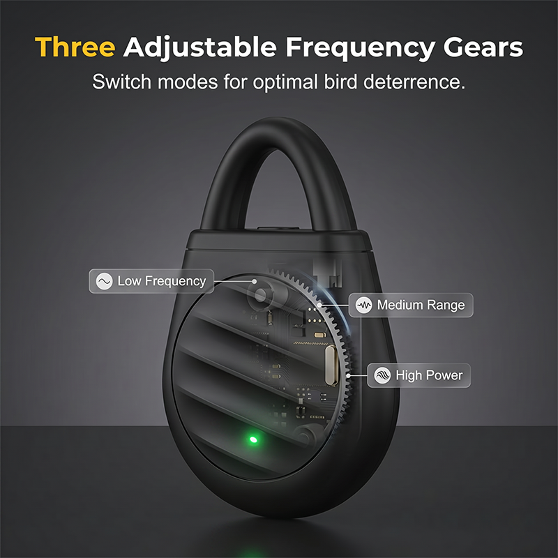 🔥🐦Ultrasonic Portable Bird Repellent Keychain, Keeps Birds, Beasts & Locusts Away