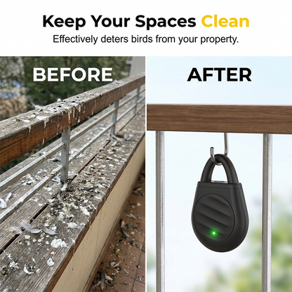 🔥🐦Ultrasonic Portable Bird Repellent Keychain, Keeps Birds, Beasts & Locusts Away